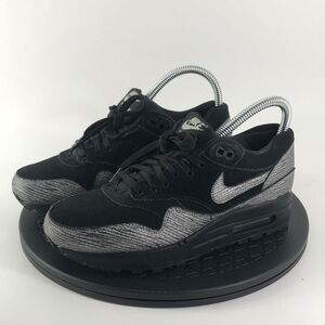 Nike Air Max 1 Premium Black Metallic Running Shoes 454746-005 Women’s Size 5.5